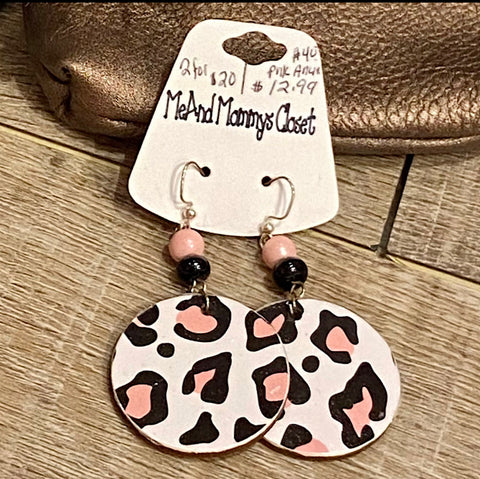 Animal Print Decorative Earrings
