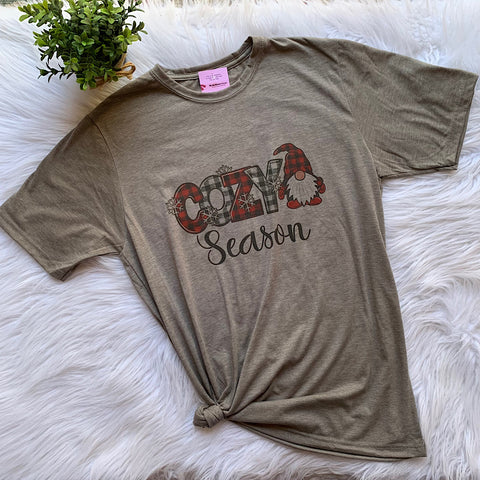 Cozy Season Gnome Graphic T-Shirt