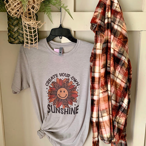 Create Your Own Sunshine T-shirt & Flannel