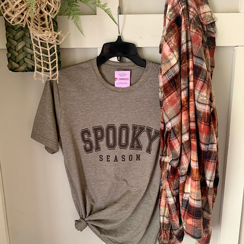 Spooky Season T-shirt & Flannel