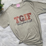 TGIF Thank God It’s Fall Graphic T-Shirt