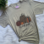 Fall Y'all Pumpkin Trio Graphic T-Shirt