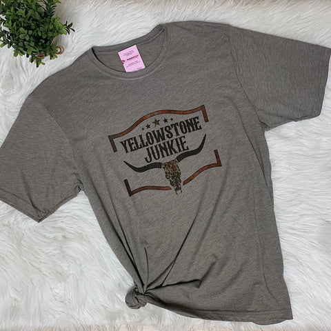Yellowstone Junkie Graphic T-Shirt