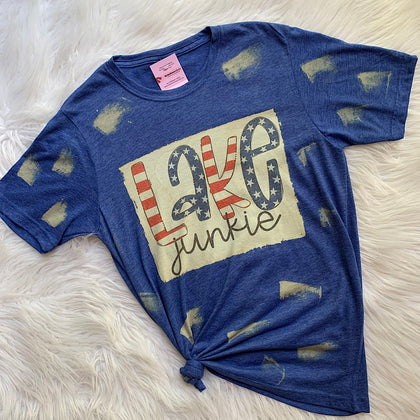 Lake Junkie Bleached Tee