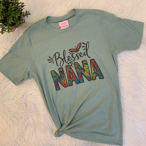 Blessed Nana Graphic T-Shirt