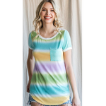 Colorful Striped Top