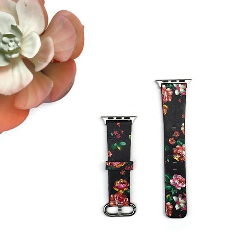 Apple Watch Leather Floral Band 38/40 mm