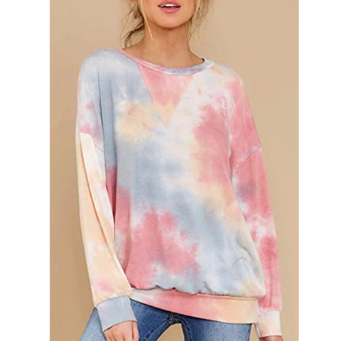 Tie Dye Sweatshirt Top