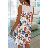 Floral Lace Tunic Dress