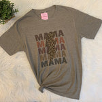 Mama Leopard Graphic T-Shirt